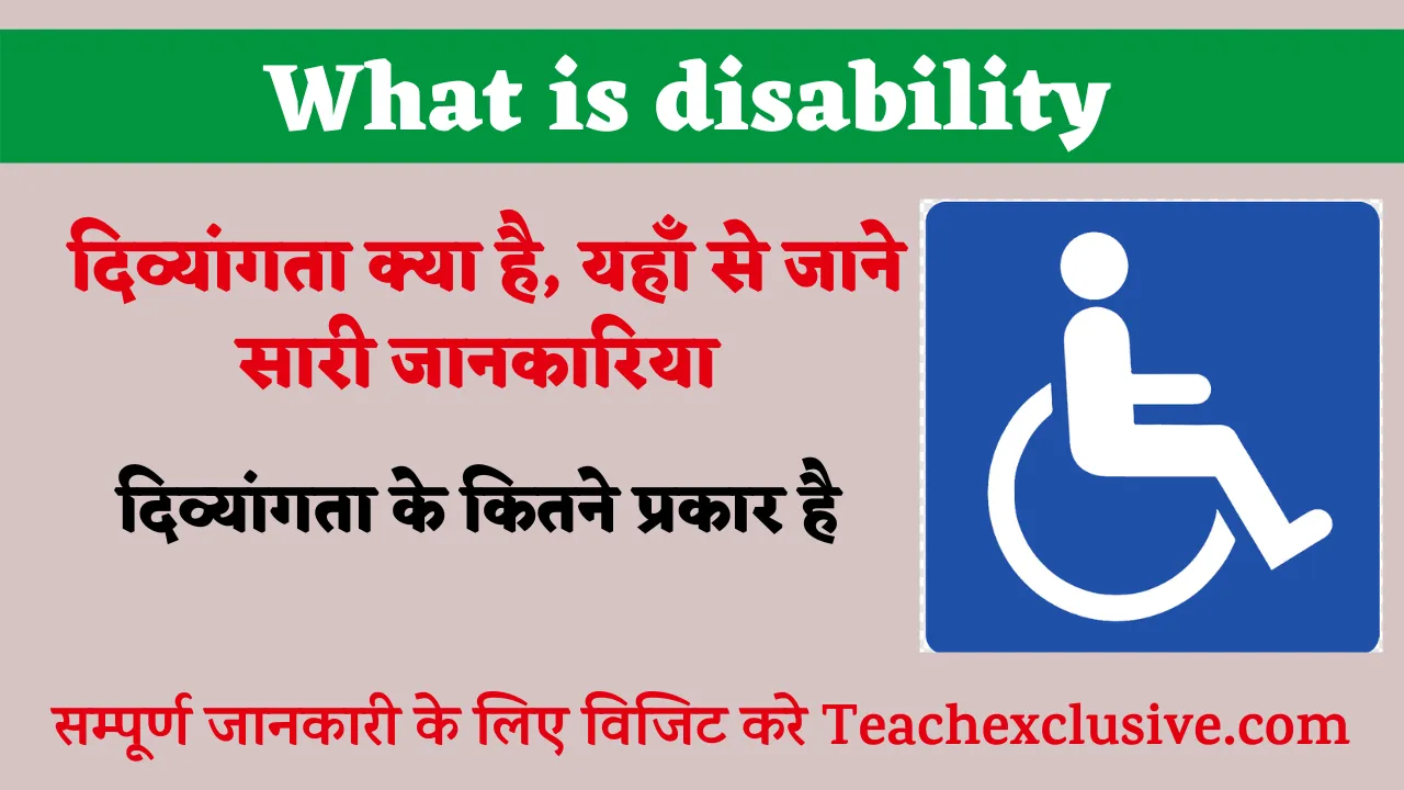 What is Disability?